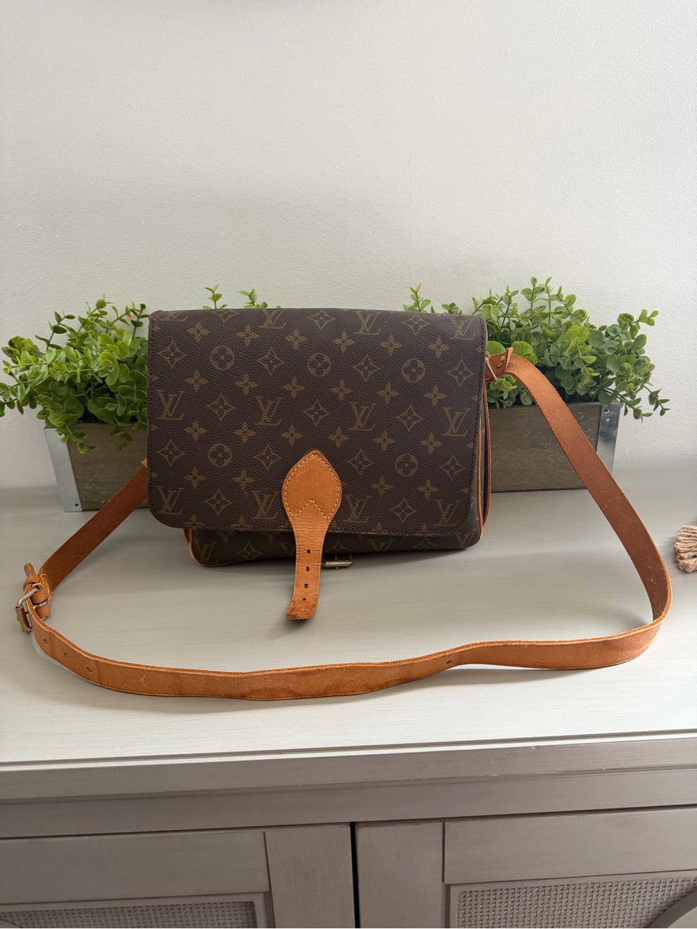 Louis Vuitton Monogram Cartouchiere GM